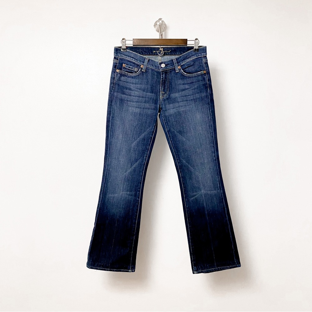 74AMK Seven For‎ All Mankind Winter Casual Chic Embroidered Flap Pocket Denim